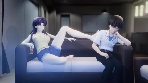 [AmateurThrowaway] 新世纪福音战士 – 美里家的普通夜晚 [FUTA]